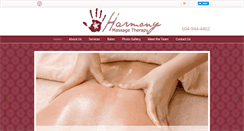 Desktop Screenshot of harmonymassagetherapy.ca